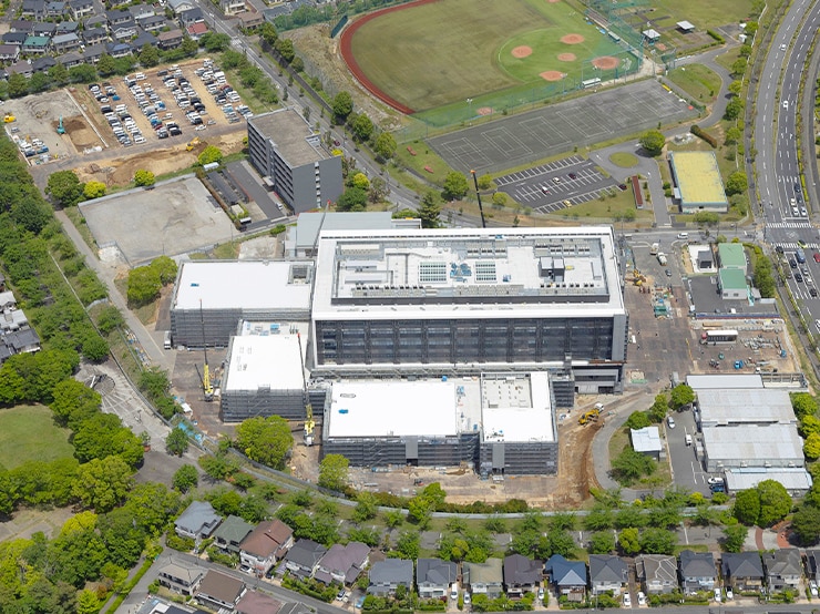 ちはら台キャンパス新校舎の新築工事 進捗状況について(Vol.12)