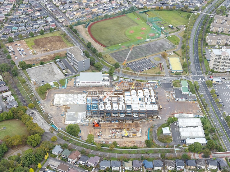 ちはら台キャンパス新校舎の新築工事 進捗状況について(Vol.6)