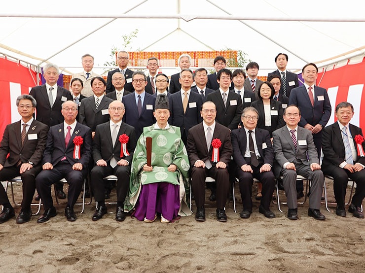 池袋キャンパスMiNoRiスクエアの起工式が執り行われました。