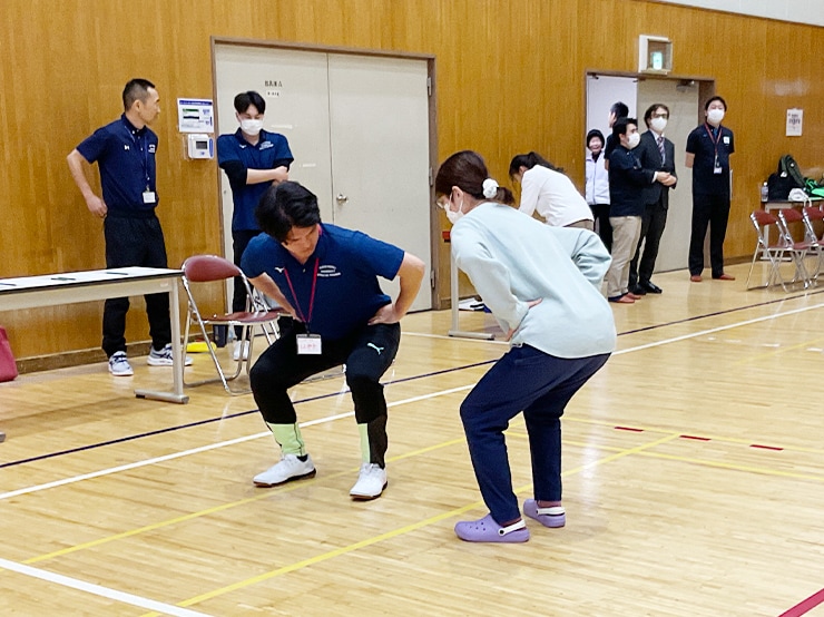 帝京平成スポーツアカデミーと連携し「いきいき！体力見える化プロジェクト（体力測定会）」を開催しました。