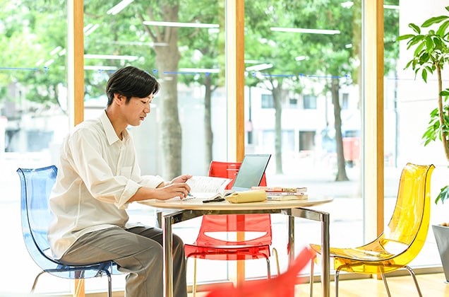 オープンキャンパスで感じた明るい雰囲気が入学の決め手。