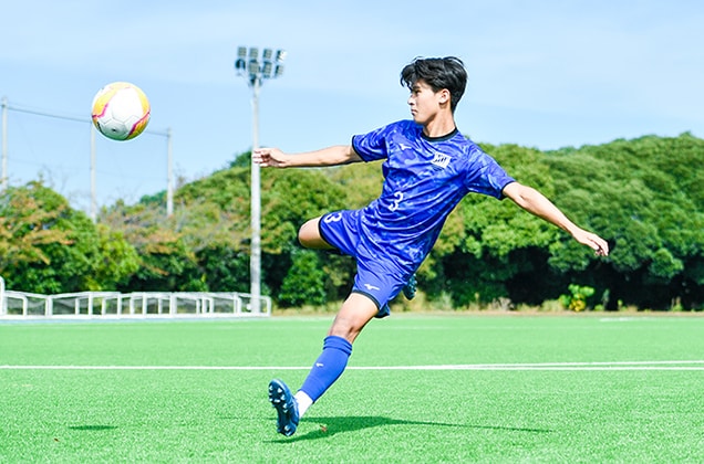 教員免許とトレーナーの資格取得を魅力に感じて志望しました。