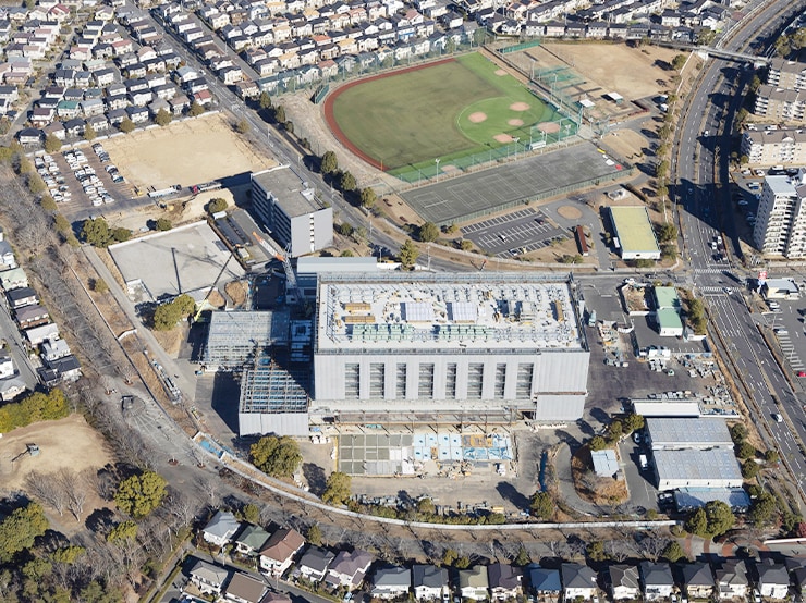 ちはら台キャンパス新校舎の新築工事 進捗状況について(Vol.8)