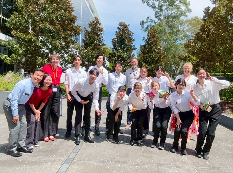 オーストラリア人社員との意見交換