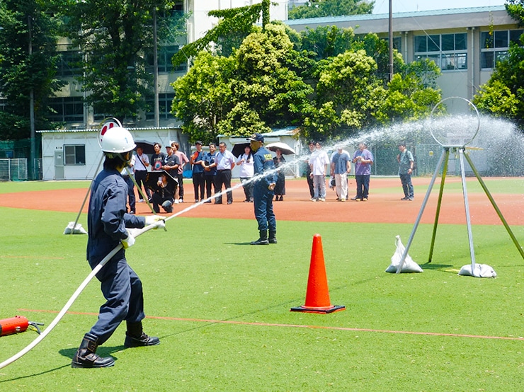 「令和8年度 自衛消防訓練審査会」に本学職員が参加し、2人操法の部で3位入賞となりました。