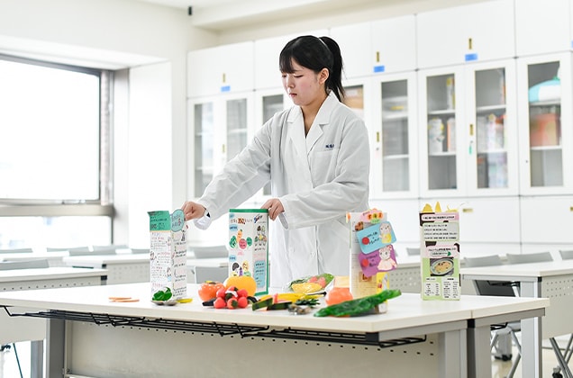 オープンキャンパスで自分の入学後をイメージ。