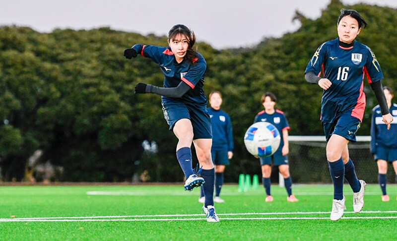 女子サッカー部の活動