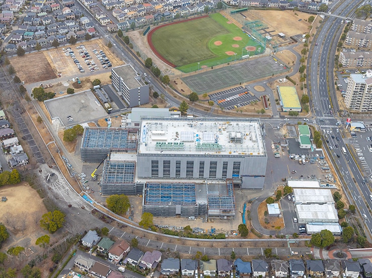 ちはら台キャンパス新校舎の新築工事 進捗状況について（Vol.9）