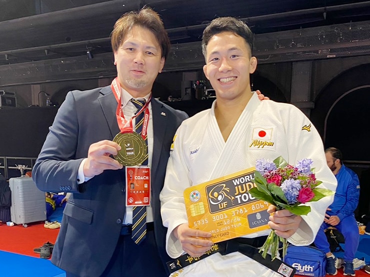本学男子柔道部OBの老野 祐平 選手（健康医療スポーツ学部 医療スポーツ学科 アスリートコース 2024年卒業）が2026年グランドスラム・パリに出場し81kg級にて優勝しました。
