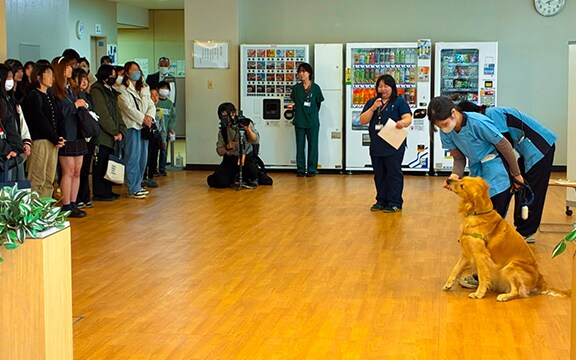 学内犬模擬しつけ教室