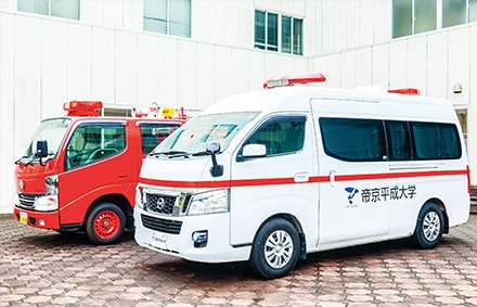 模擬救急車・消防車両(中野)