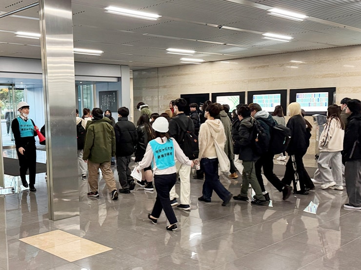 中野キャンパスにて第2回 総合防災訓練を実施しました。